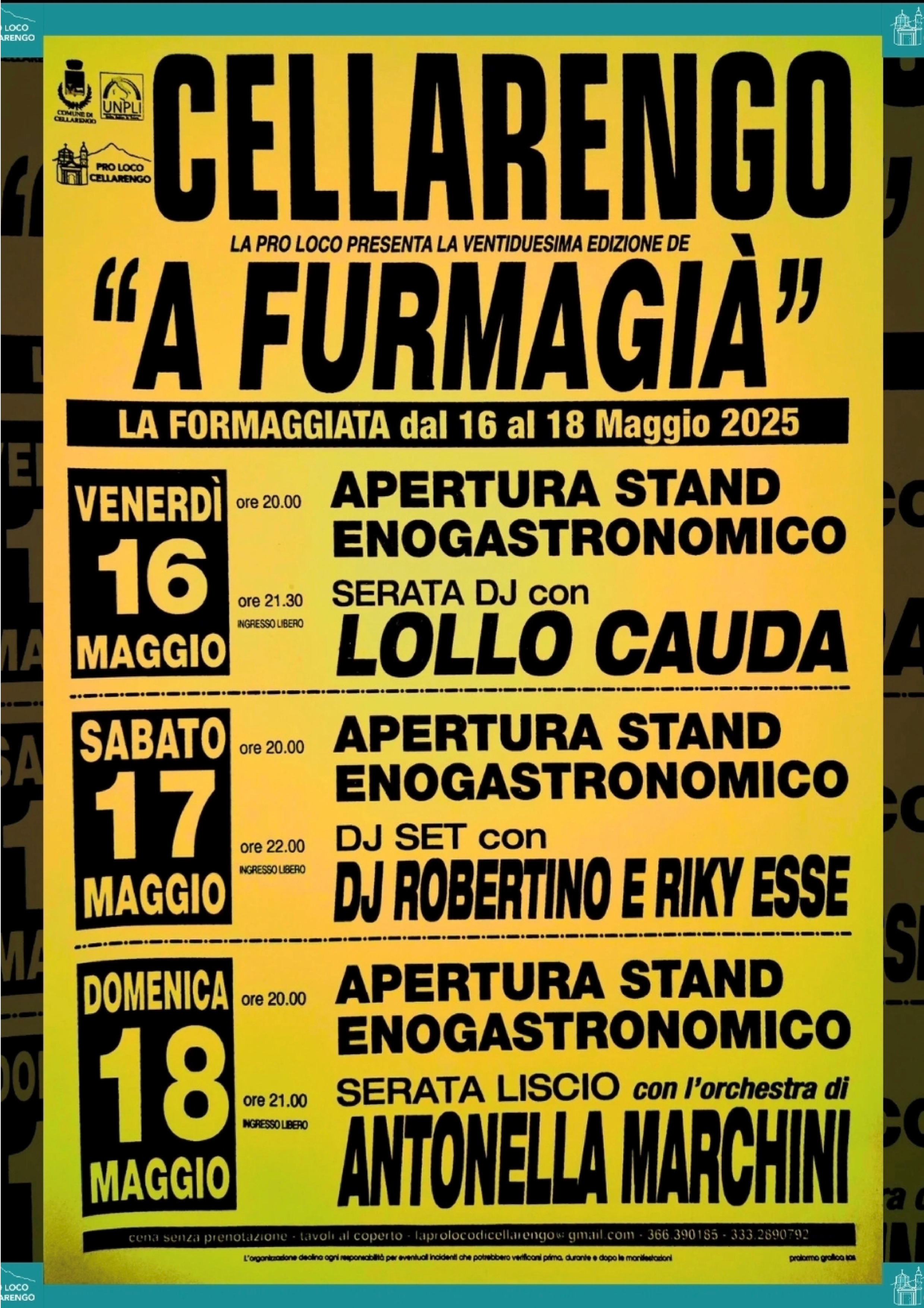 "A Furmagià" - La formaggiata 2025